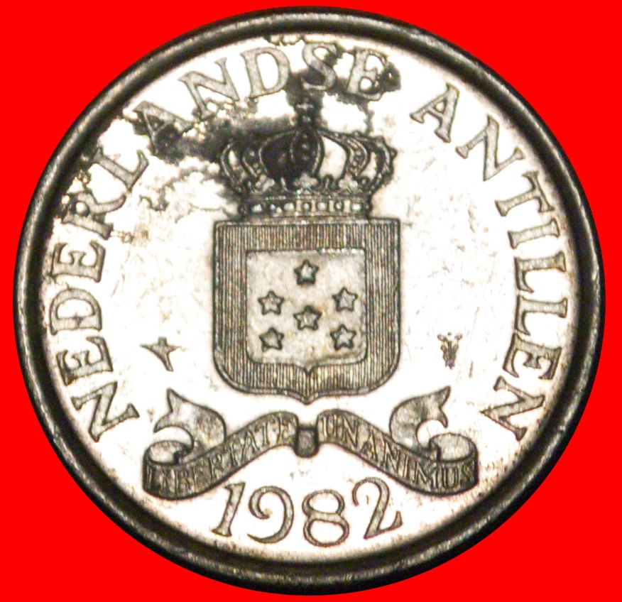  * BEATRIX (1980-2013): NETHERLANDS ANTILLES ★ 2 1/2 CENTS 1982 TYPE 1979-198★LOW START ★ NO RESERVE!   