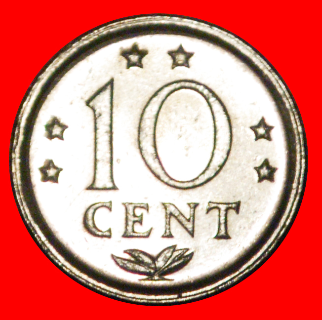 * BEATRIX (1980-2013): NETHERLANDS ANTILLES ★ 10 CENTS 1985 TYPE 1970-1985★LOW START ★ NO RESERVE!