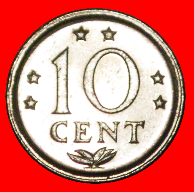  * BEATRIX (1980-2013): NETHERLANDS ANTILLES ★ 10 CENTS 1985 TYPE 1970-1985★LOW START ★ NO RESERVE!   