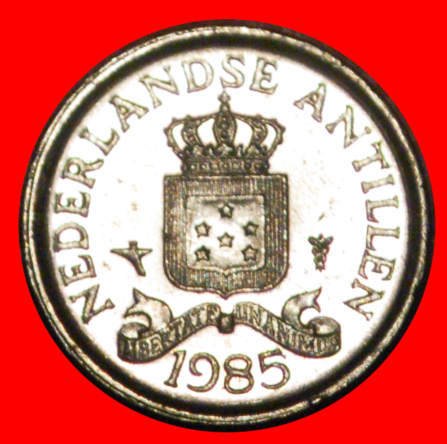  * BEATRIX (1980-2013): NETHERLANDS ANTILLES ★ 10 CENTS 1985 TYPE 1970-1985★LOW START ★ NO RESERVE!   