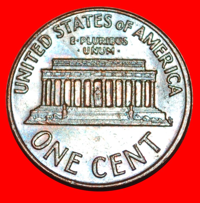  * MEMORIAL (1959-1982): USA ★ 1 CENT 1970S UNVERÖFFENTLICHT! LINCOLN (1809-1865) OHNE VORBEHALT!   