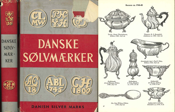  Chr.A.Boje; Danske Guld og Solv Smedemaerker for 1870; Kobenhavn 1954   