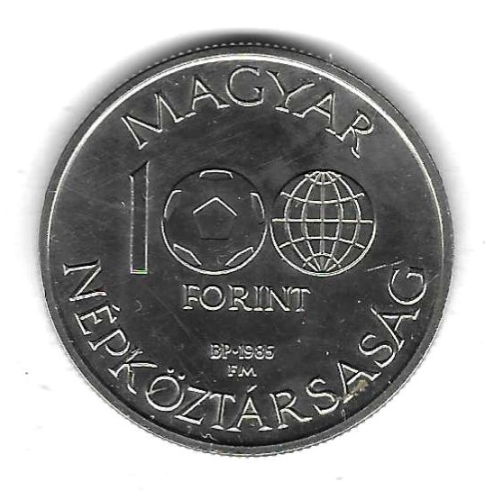  Ungarn 100 Forint 1985, Cu-Zi-Ni, Stempelglanz, siehe Scan unten   
