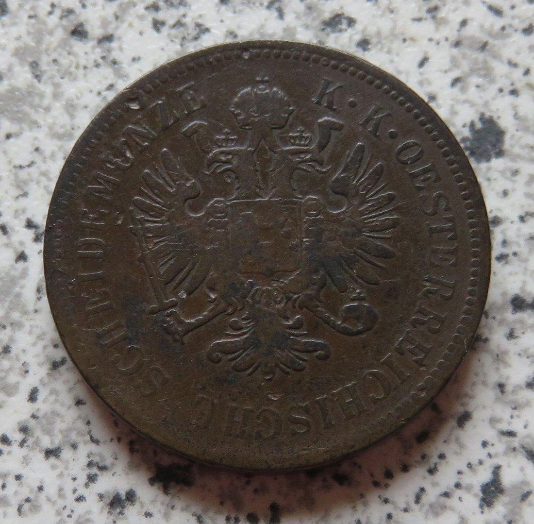  Österreich 4 Kreuzer 1861 B   