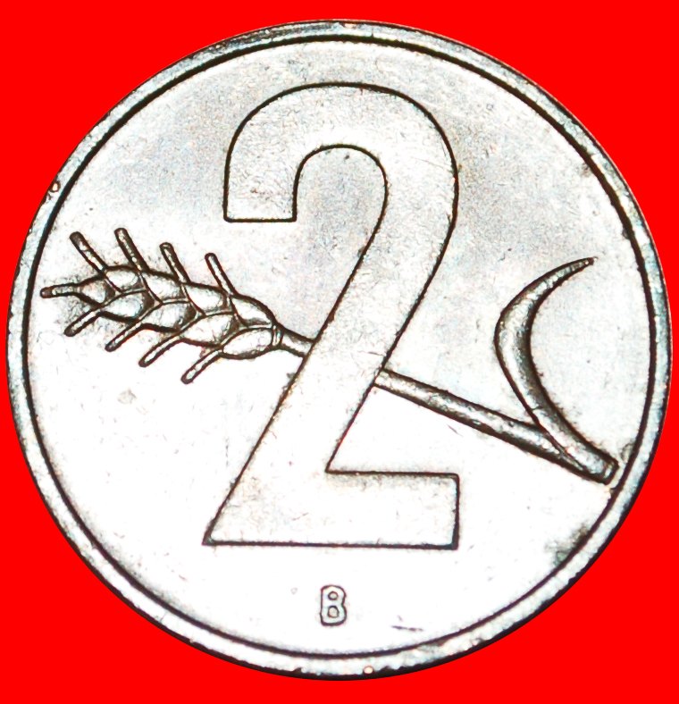  * WEIZENZWEIG (1948-1974): SCHWEIZ ★ 2 RAPPEN 1968! STEMPEL II+B! OHNE VORBEHALT!   