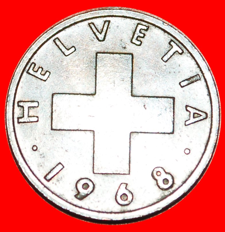  * WEIZENZWEIG (1948-1974): SCHWEIZ ★ 2 RAPPEN 1968! STEMPEL II+B! OHNE VORBEHALT!   