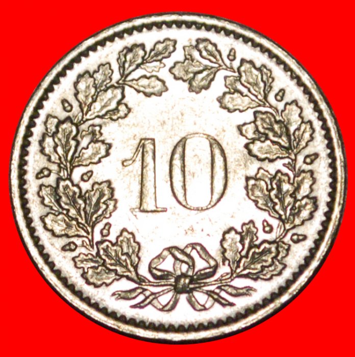  * LIBERTY (1879-2022): SWITZERLAND ★ 10 RAPPEN 1970! DIES 1+B! LOW START ★ NO RESERVE!   