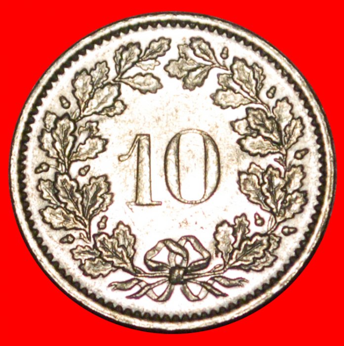  * FREIHEIT (1879-2022): SCHWEIZ ★ 10 RAPPEN 1970! STEMPEL 1+B! OHNE VORBEHALT!   