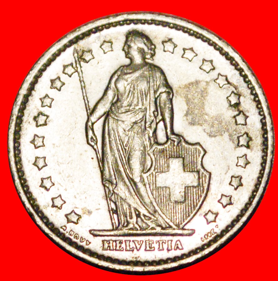  * WITHOUT STAR (1850-2022): SWITZERLAND ★ 1 FRANC 1980! LOW START ★ NO RESERVE!   