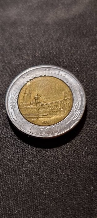  Italien 500 Lire 1986 Umlauf   