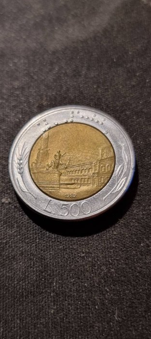  Italien 500 Lire 1982 Umlauf   