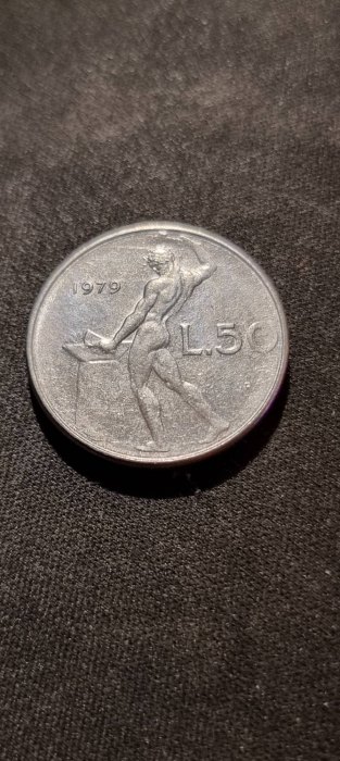  Italien 50 Lire 1979 Umlauf   