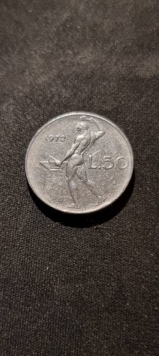  Italien 50 Lire 1972 Umlauf   