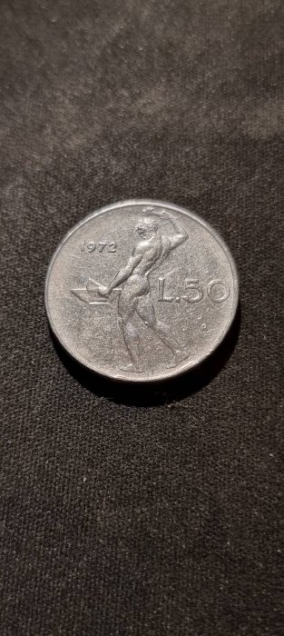  Italien 50 Lire 1972 Umlauf   