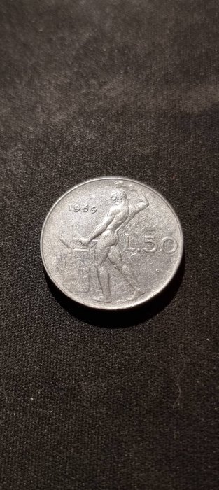  Italien 50 Lire 1969 Umlauf   
