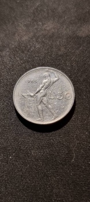  Italien 50 Lire 1965 Umlauf   