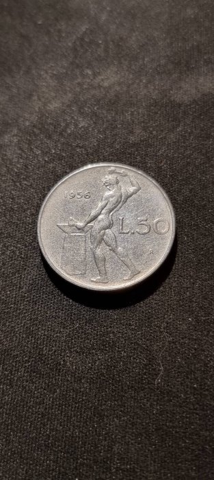  Italien 50 Lire 1956 Umlauf   