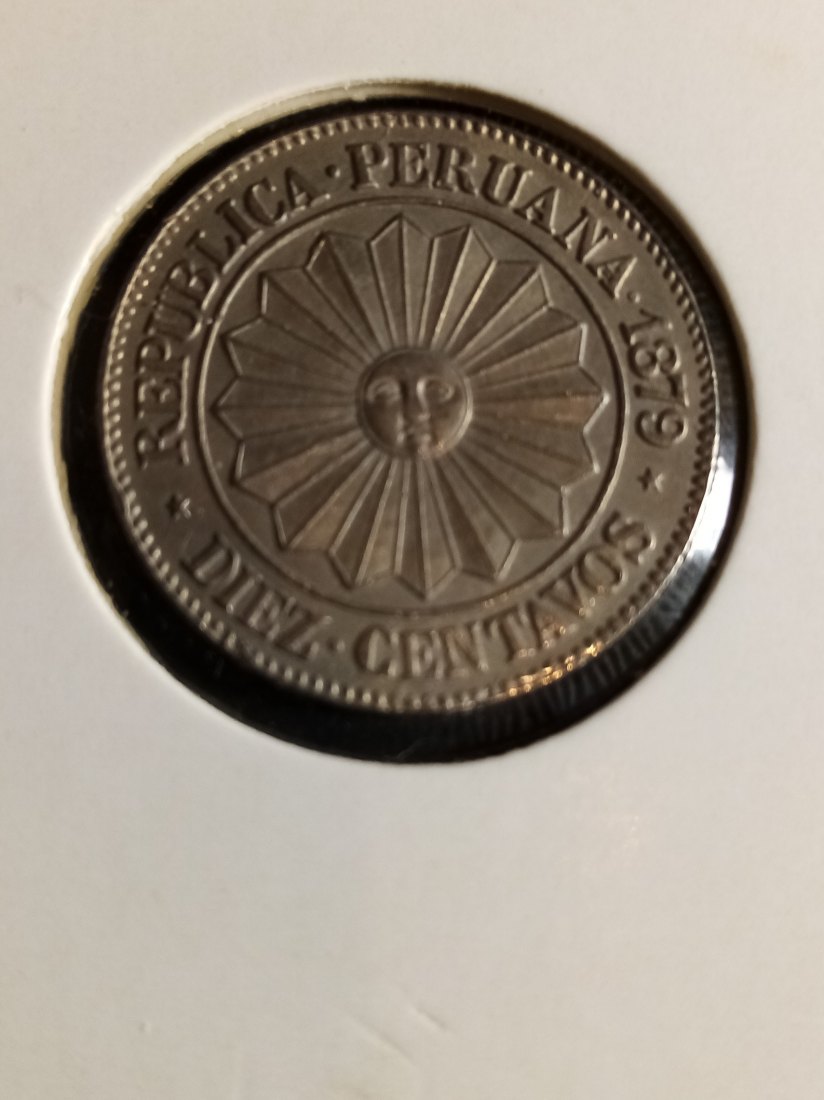  Peru - 10 Centavos 1879   