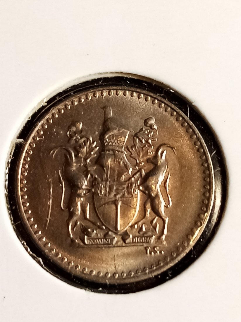  Rhodesia - 2-1/2 Cents 1970   