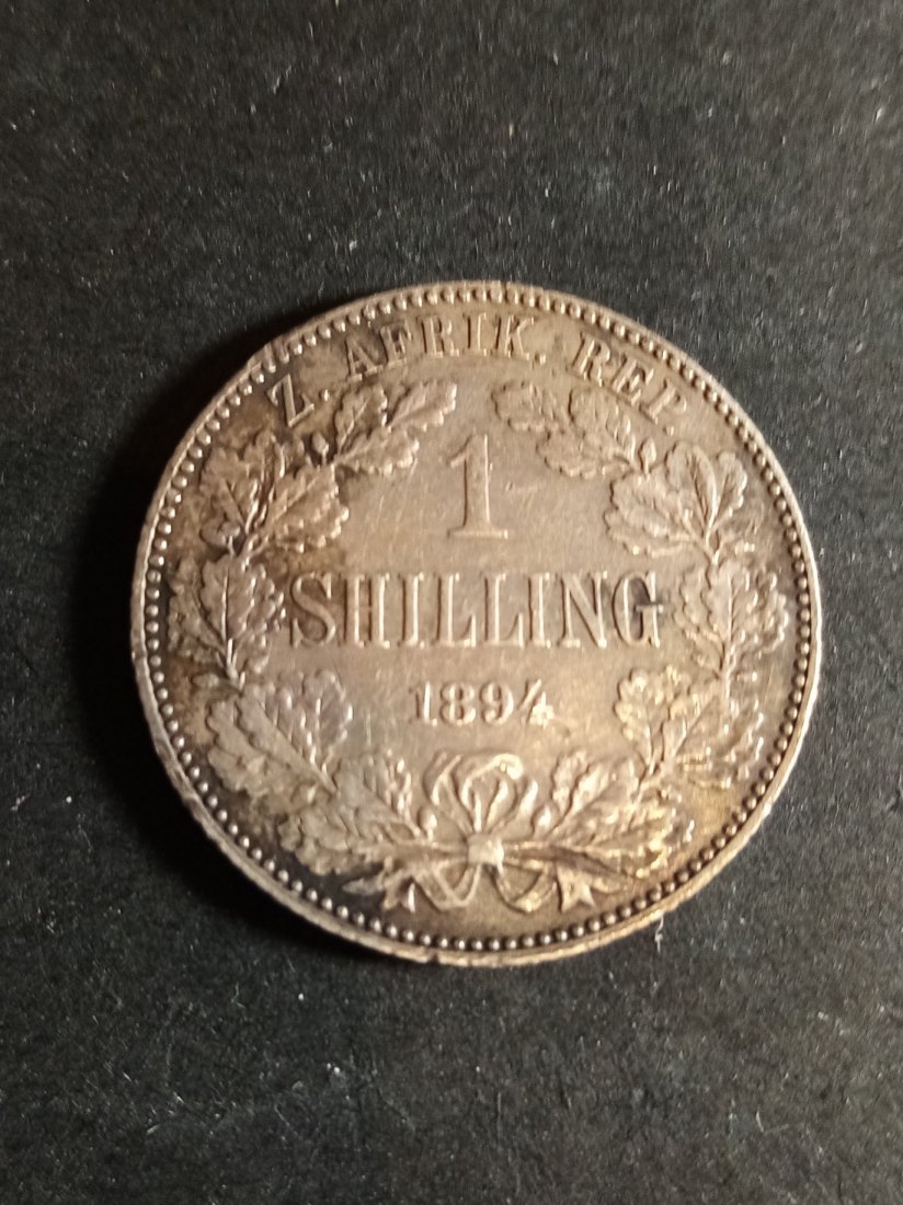  South Africa - 1 Shilling 1894 silber   