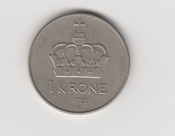  1 Krone Norwegen 1982  (M725)   