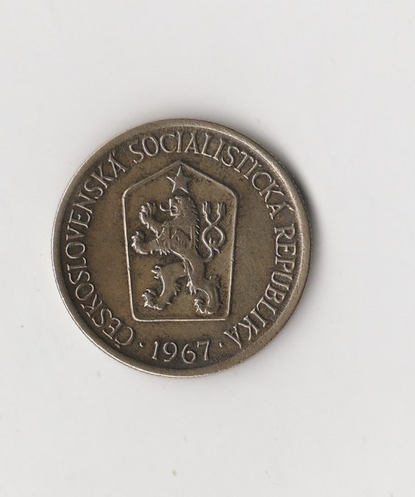  1 Krone  Tschechoslowakei 1967 (M728)   