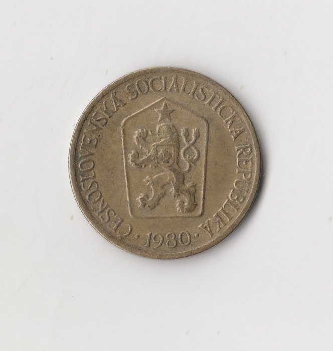  1 Krone  Tschechoslowakei 1980 (M730)   