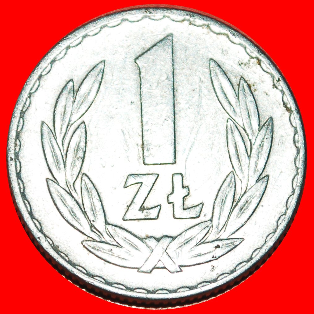  * LONG LEGEND (1957-1985): POLAND ★ 1 ZLOTY 1967! DIES I+A RARE! LOW START ★ NO RESERVE!   