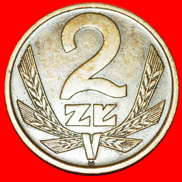  * The USSR HEAVY TYPE 1975-1988: POLAND ★ 2 ZLOTY 1975 DIES I+A! LOW START ★ NO RESERVE!   