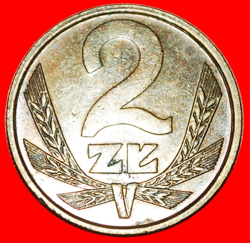  * HEAVY TYPE 1975-1988: POLAND ★ 2 ZLOTY 1985 DIES I+A! LOW START ★ NO RESERVE!   