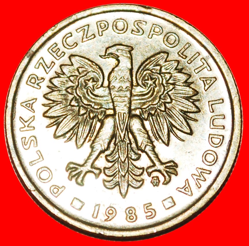  * HEAVY TYPE 1975-1988: POLAND ★ 2 ZLOTY 1985 DIES I+A! LOW START ★ NO RESERVE!   