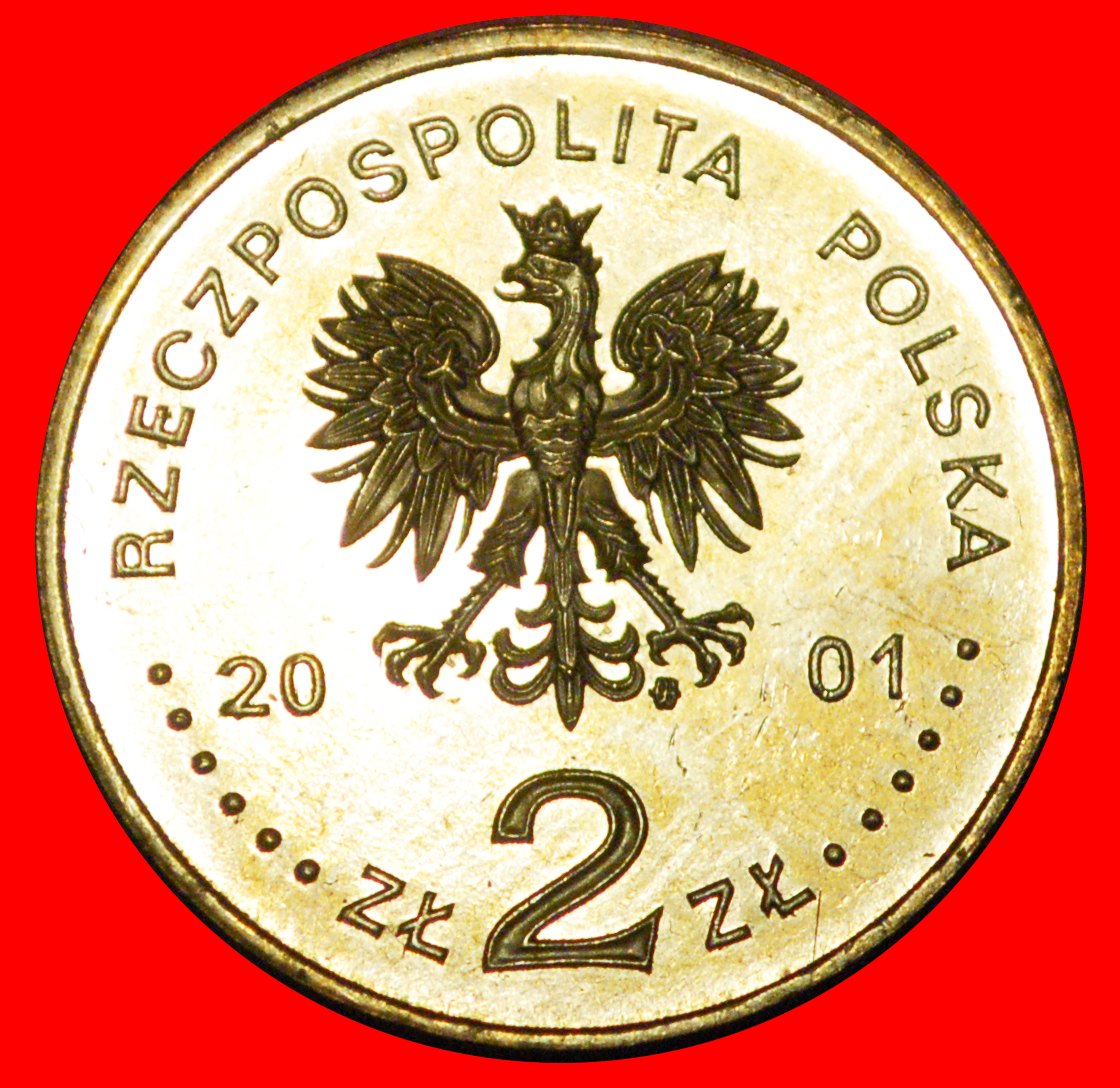 * ASTRONOMY RARE: POLAND ★ 2 ZLOTY 2001 NORDIC GOLD UNC MINT LUSTRE!★ LOW START ★ NO RESERVE!   