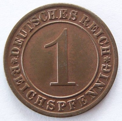  Deutsches Reich 1 Reichspfennig 1933 A Kupfer unc   