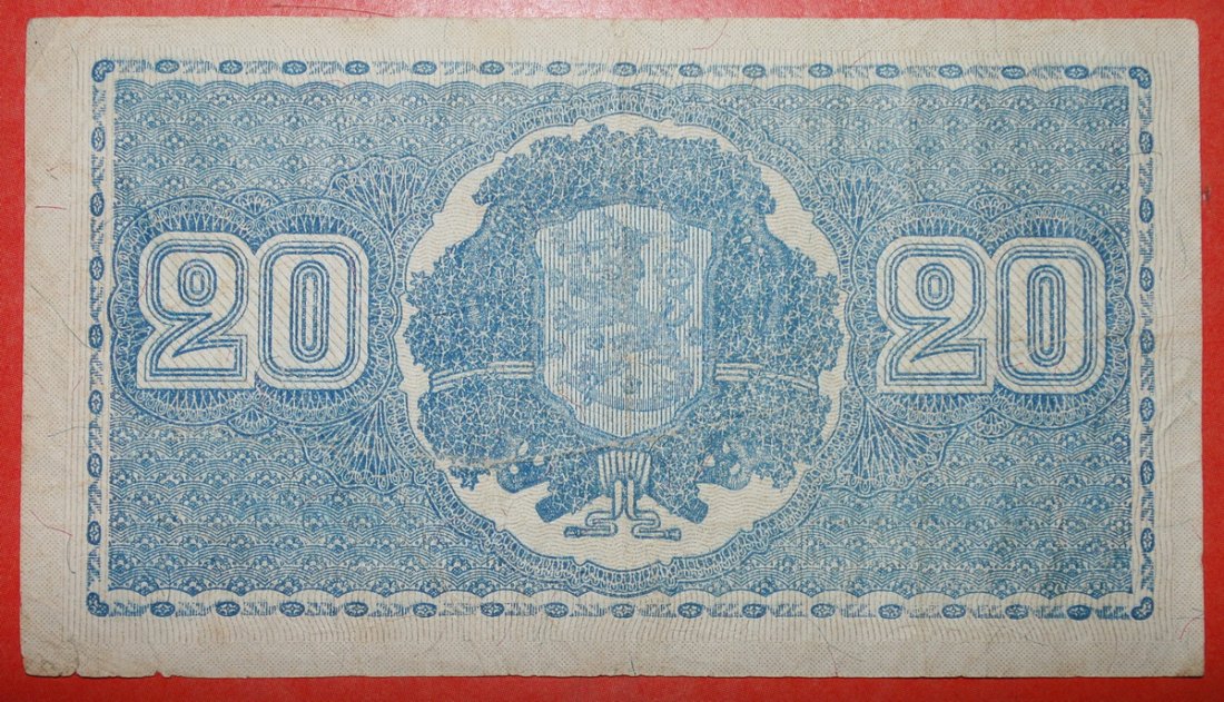  * Litt. B: FINLAND ★ 20 MARKS 1945 (1948)! Kivialho/Aspelund ★LOW START ★ NO RESERVE!   