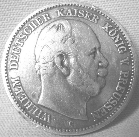  Kaiserreich, Preußen 2 Mark 1877 C   