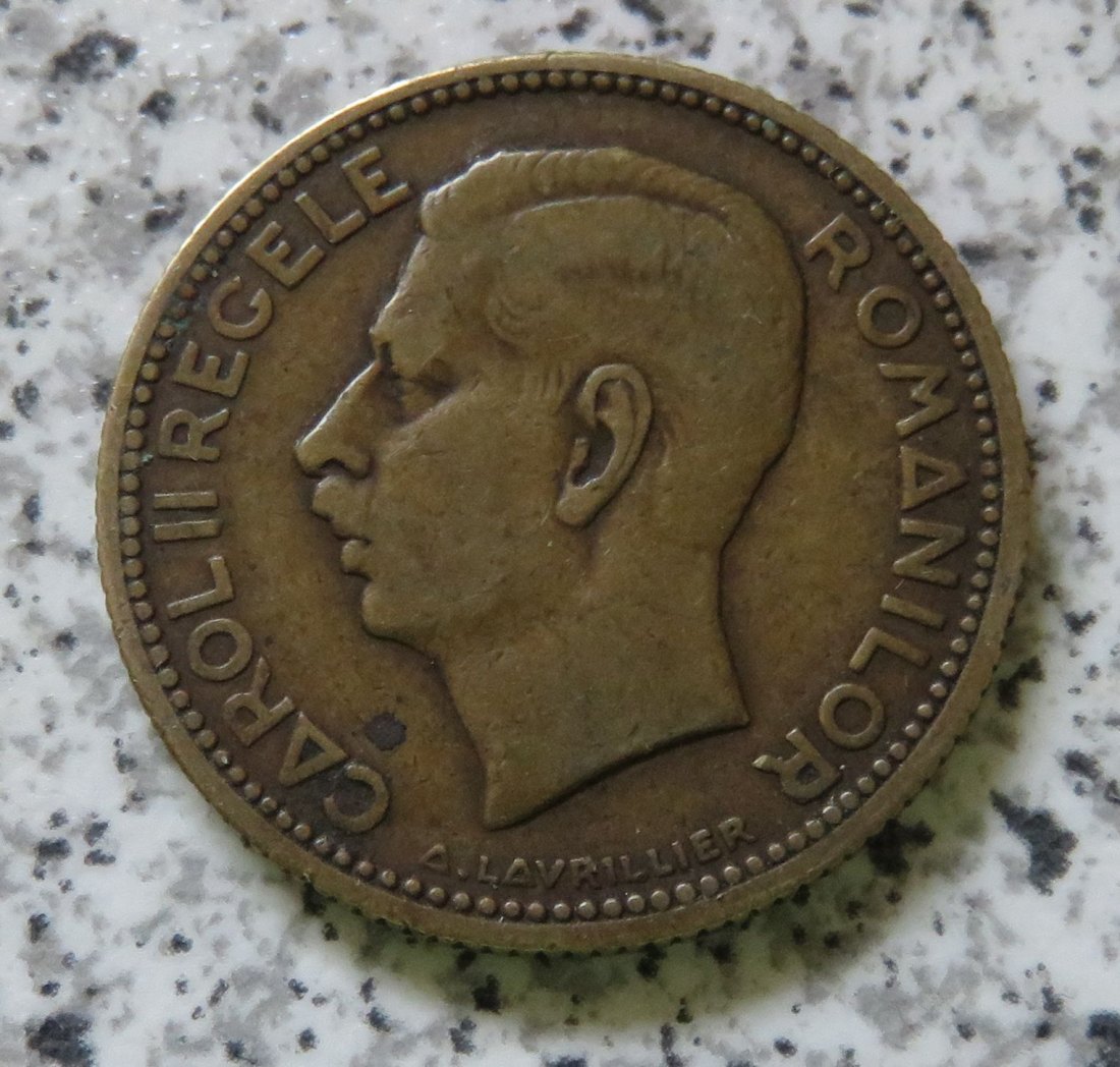  Rumänien 10 Lei 1930, ohne Münzzeichen   