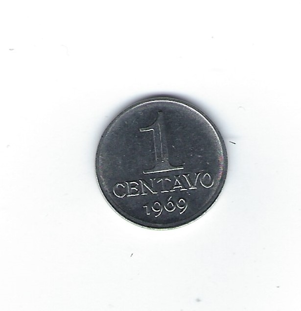  Brasilien 1 Centavo 1969   