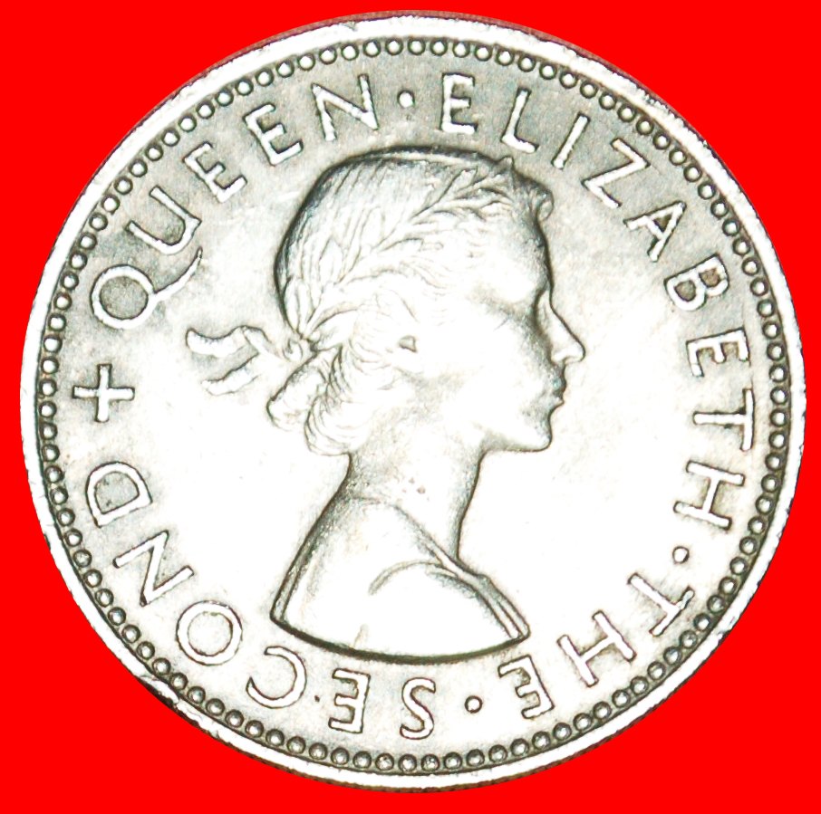  * GEKLEIDETE KÖNIGIN (1953-2022): NEUSEELAND ★ SHILLING 1958 TYP 1956-1965! OHNE VORBEHALT!   