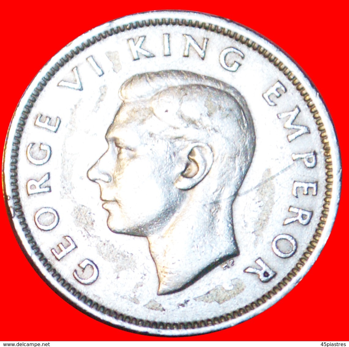  * KIWI BIRD: NEW ZEALAND ★ FLORIN 1947! GEORGE VI (1937-1952) LOW START ★ NO RESERVE!   