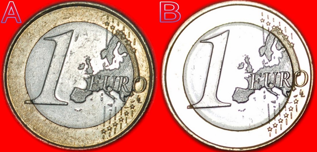  Ⰶ ZWEI VARIETÄTEN FINNLAND ★ ZYPERN ★ 1 EURO 2008! UNGEWÖHNLICH 2 MÜNZEN!  OHNE VORBEHALT!   