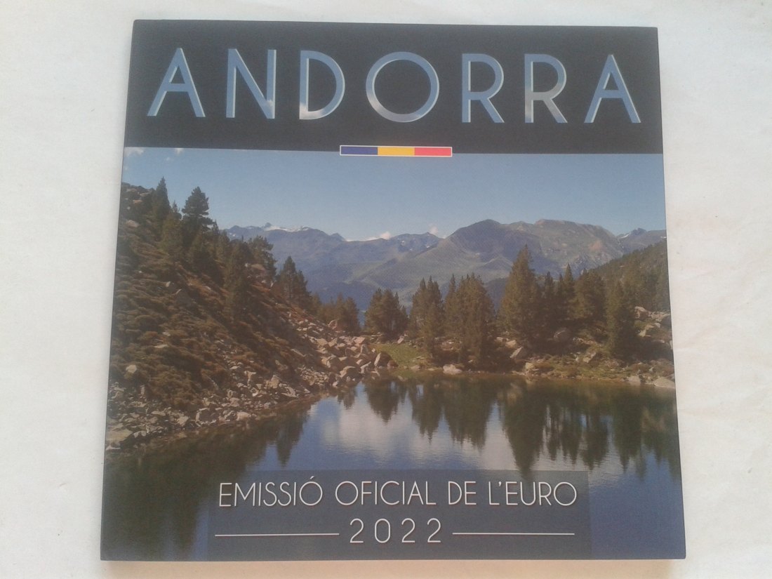  Original KMS 2022 Andorra im Folder/Blister - Auflage nur 10500 Ex   