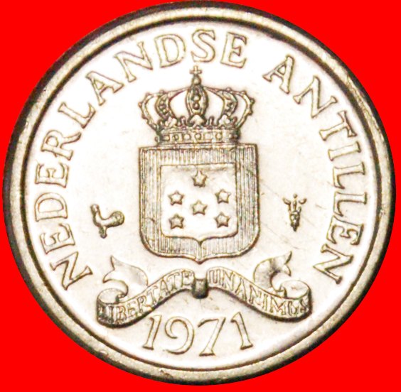  Ⰶ JULIANA (1948-1980): NETHERLANDS ANTILLES ★ 10 CENTS 1971! WITH ARUBA!★LOW START ★ NO RESERVE!   