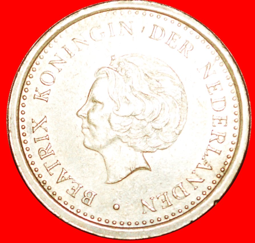  * BEATRIX (1980-2013): NIEDERLÄNDISCH ANTILLEN ★ 1 GULDEN 1991! OHNE ARUBA!★OHNE VORBEHALT   