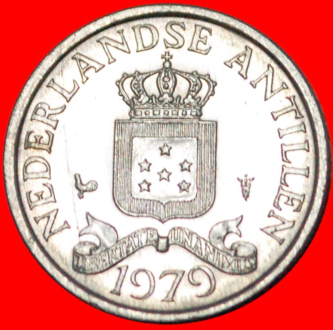  * ERSTES JAHR (1979-1985) NIEDERLANDE: NIEDERLÄNDISCH ANTILLEN★1 CENT 1979! MIT ARUBA★OHNE VORBEHALT   