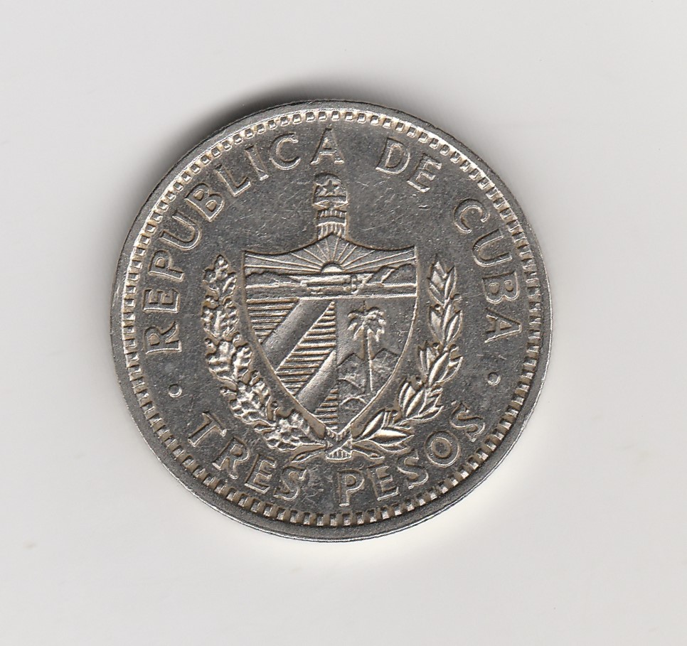  3 Peso Kuba 1992 (M732)   