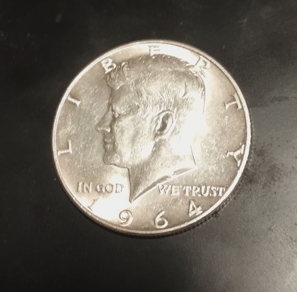  USA 1/2 Dollar 1964 Kennedy in STGL.!   