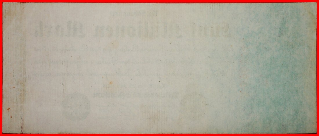  * REICHSBANKNOTE: GERMANY ★ 5000000 MARK 1923 PREFIX LETTER A CRISP!★LOW START ★ NO RESERVE!   