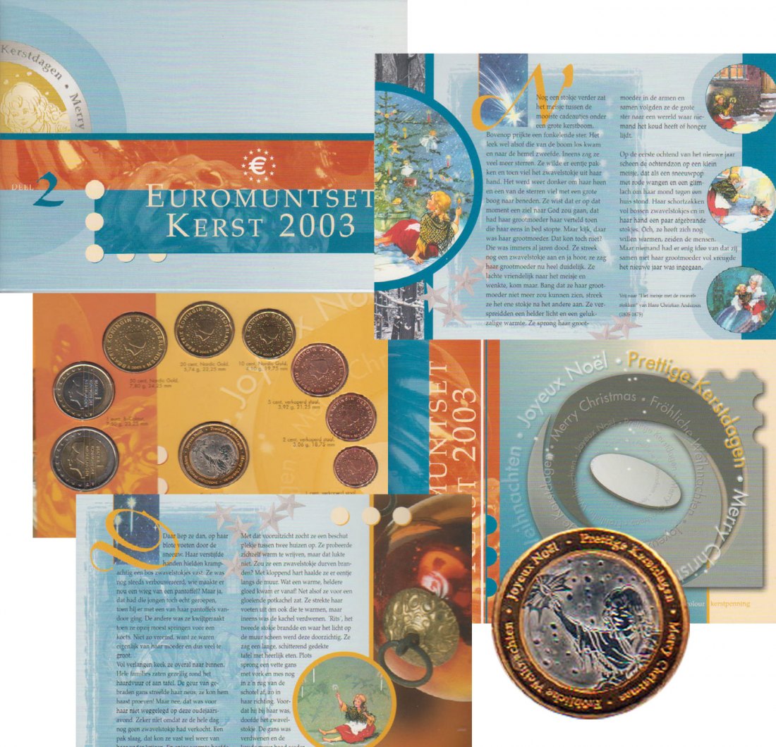  Sonder-KMS Niederlande *Das Mädchen mit den Streichhölzern* 2003 nur 1.500 Stück!   