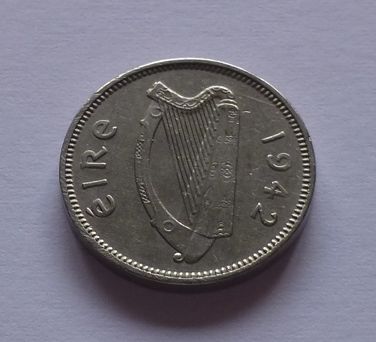  Ireland 3 Pence 1942, Hare   