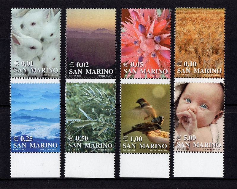  San Marino 6,93 € Komplett-Satz 2003 Natur ** Kleine Auflage RAR **Postfr.(mit Rand)   